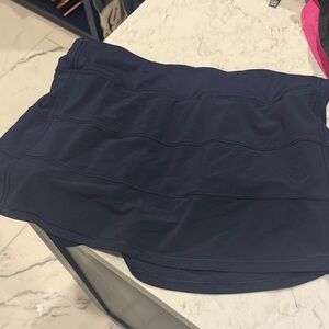 lululemon athletica Navy Blue Athletic Mini Skirt